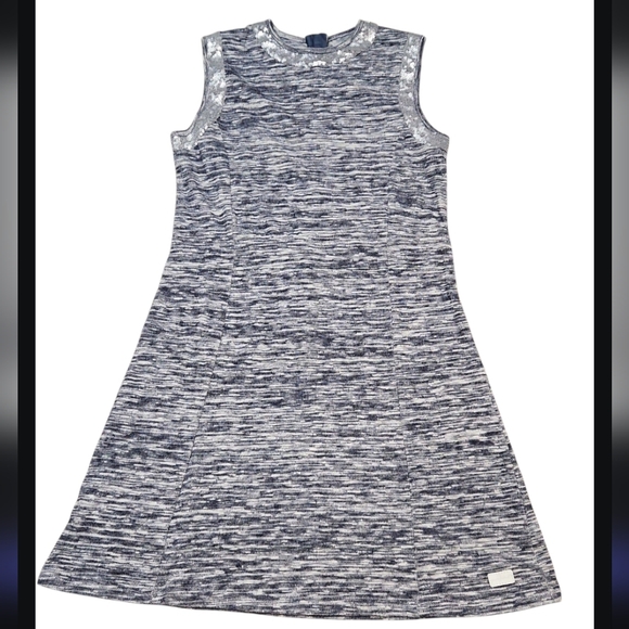 7 For All Mankind Other - NWT 7 For All Mankind Gray Sequin Trim Dress